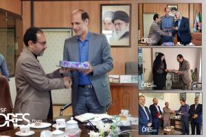 مدیر کل نوسازی مدارس با مدیر کل و معاونین آموزش و پرورش استان دیدار کرد