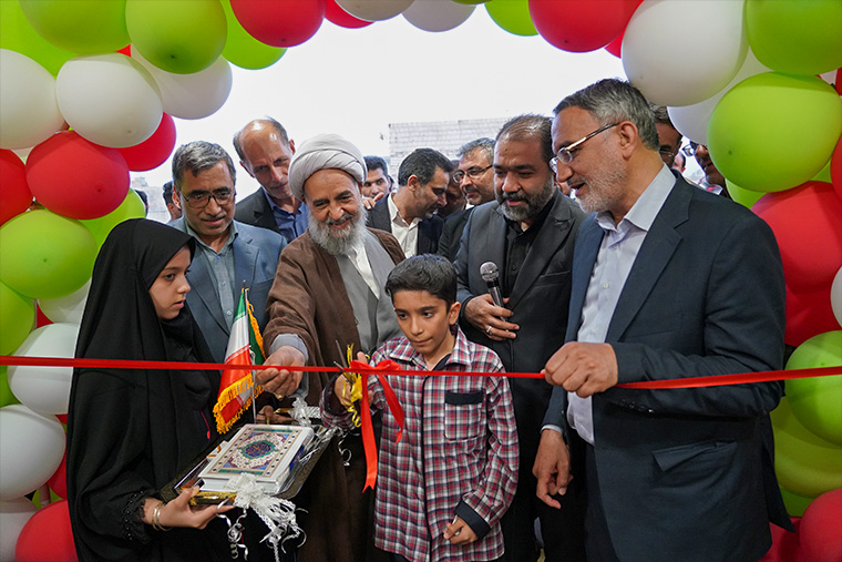 760 14030330 1 افتتاح مدرسه امام علی آران