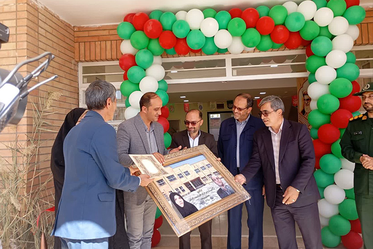 780 14030701 1 افتتاح مدرسه بتول سلطانی برخوار