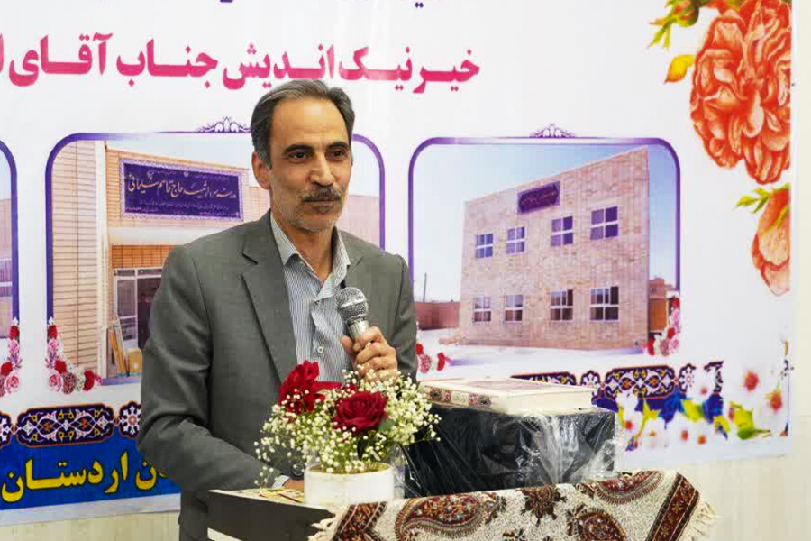 14040201 3 افتتاح هنرستان سردار سلیمانی اردستان