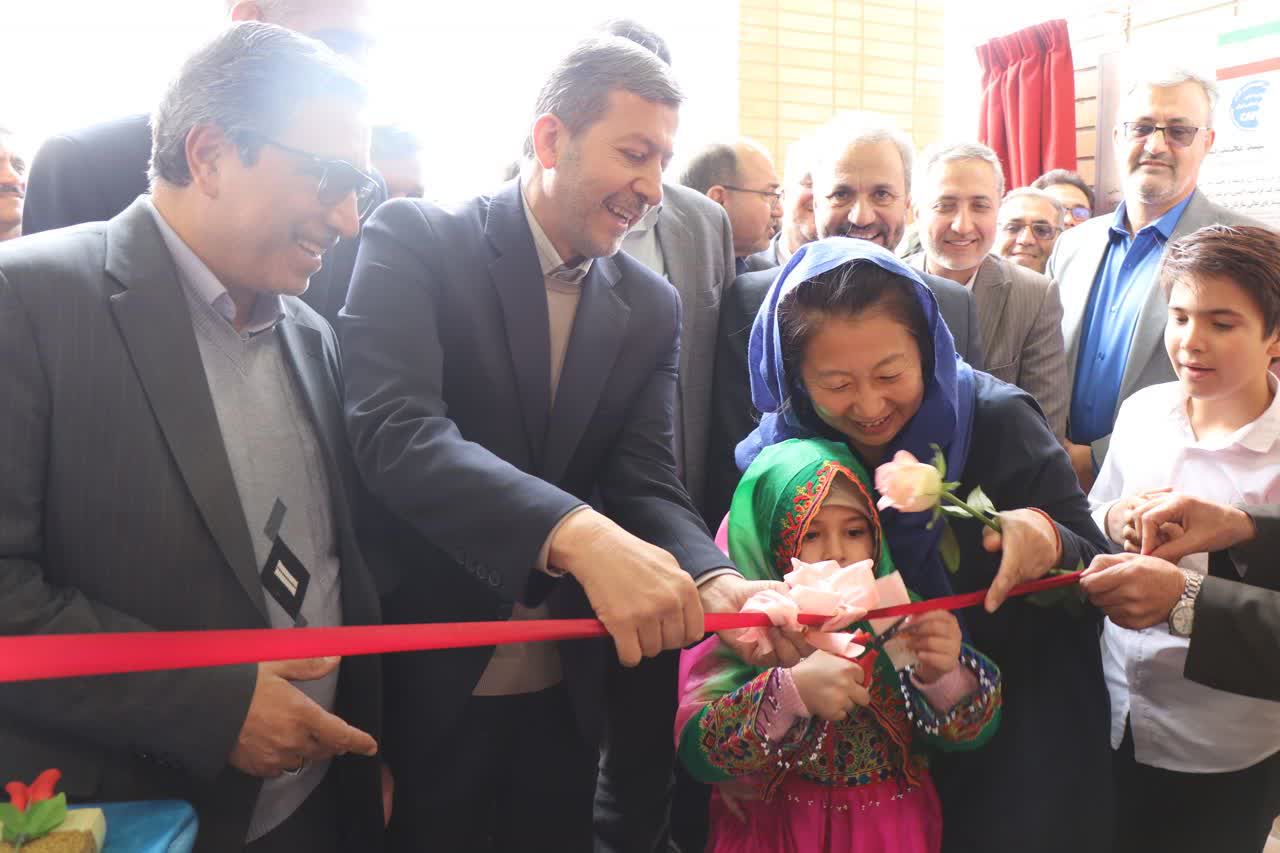 14040911 افتتاح مدرسه شهید زاهدی گلدشت نجف آباد